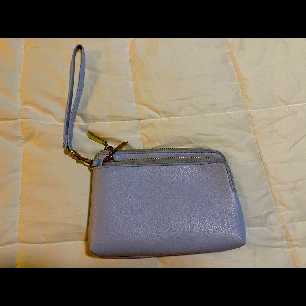 Light Blue Wristlet
